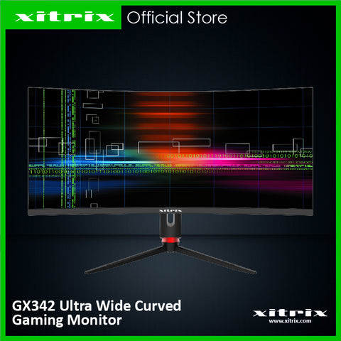 Xitrix® GX342 34" Ultra Wide Curved Gaming and Producitivity Monitor