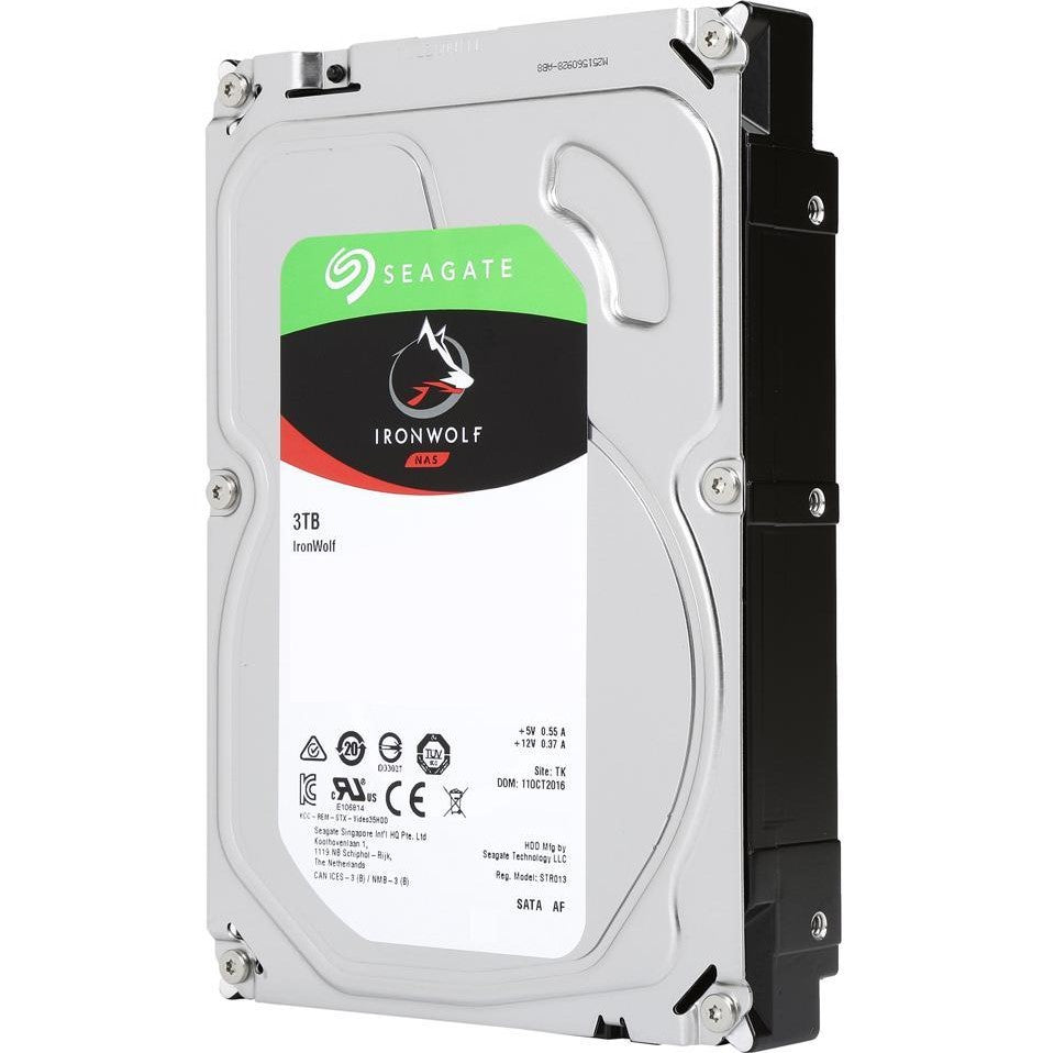 Disque dur Seagate IronWolf 4 To - 3.5 4 To 7200 RPM 64 Mo Serial ATA 6  Gb/s pour NAS