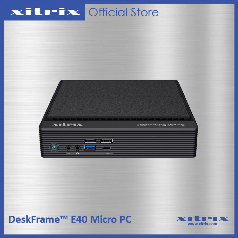 Xitrix Server Computer DeskFrame™ E40 Micro PC – Xitrix Computer Corporation