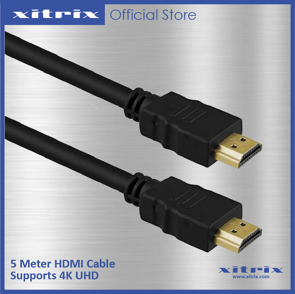 Xitrix® 5 Meter HDMI 2.0 Cable Supports 4K UHD – Xitrix Computer ...