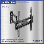 Xitrix® Basic Full-Motion TV Mount (Tilt and Swivel) Up to 60inch