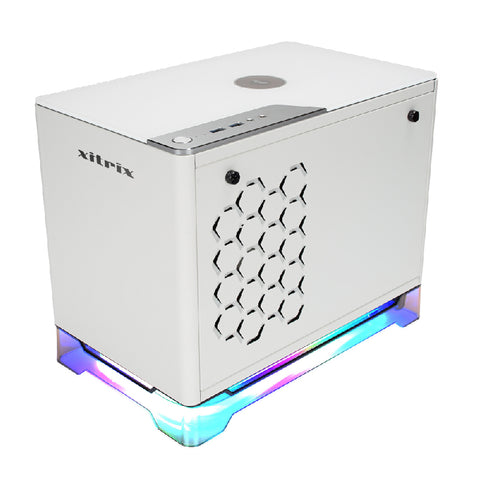 A1P Mini ITX Case Desktop PC Case(A1 Upgrade Version) Micro Slim Portable  2023 Small Backpack Aluminum Alloy Chassis DIY Installation for Gaming and