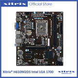 Xitrix® Intel H610 chipset LGA 1700 SATA 6Gb/s DDR5, M.2, Micro ATX Motherboard