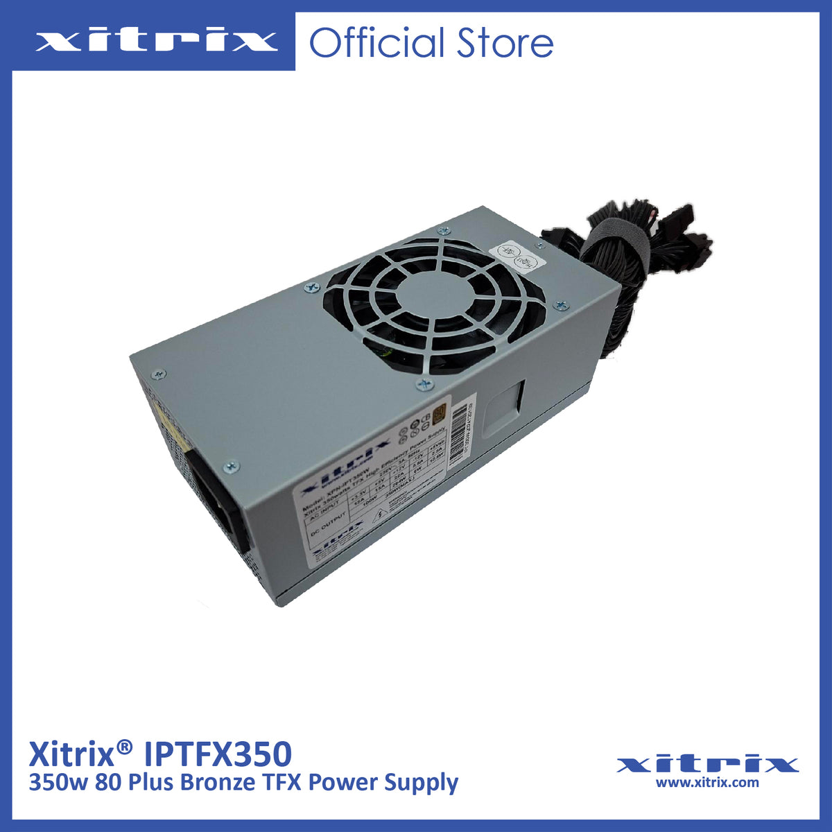 Xitrix® IPTFX350 350w 80 Plus Bronze TFX Power Supply – Xitrix Computer ...
