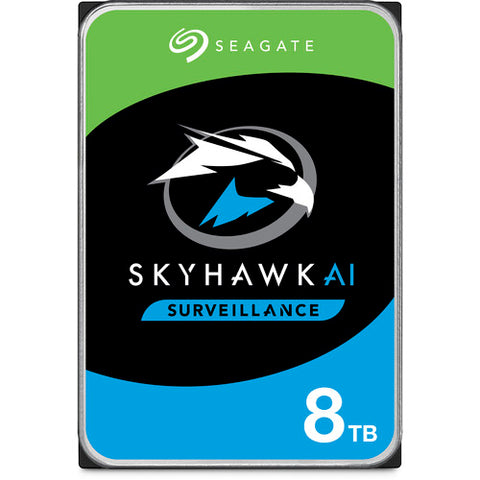 Seagate SkyHawk AI ST8000VE001 8TB 7200 RPM 256MB Cache SATA 6.0Gb/s 3.5" Internal Hard Drive