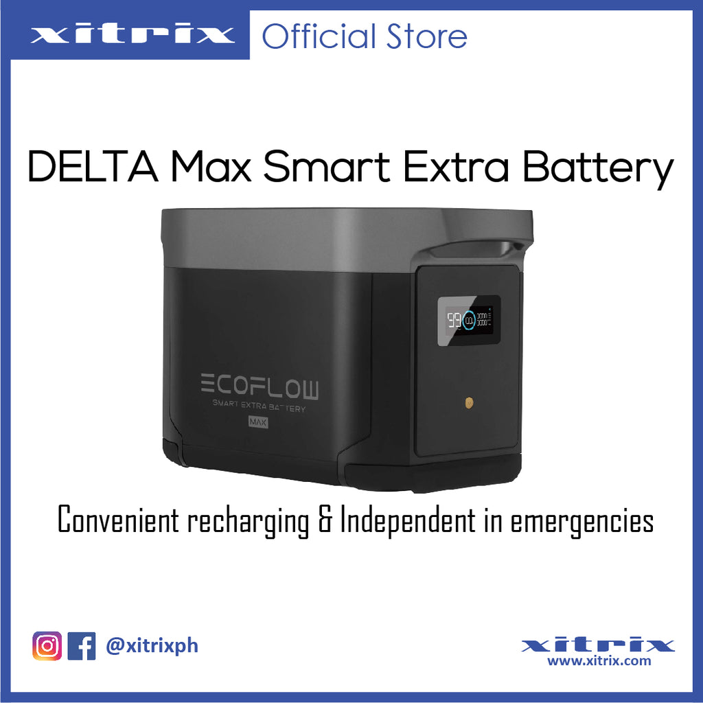 EcoFlow DELTA 2 with DELTA Max Smart Extra Battery