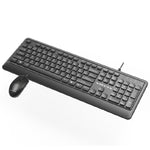 Xitrix® Ergonomic Design USB Business Keyboard and Mouse (XPN-KM120)