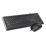 Xitrix® Ergonomic Design USB Business Keyboard and Mouse (XPN-KM150)