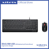 Xitrix® Ergonomic Design USB Business Keyboard and Mouse (XPN-KM150)