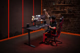 Xitrix® Manual Height Adjustable Ergonomic Gaming Desk