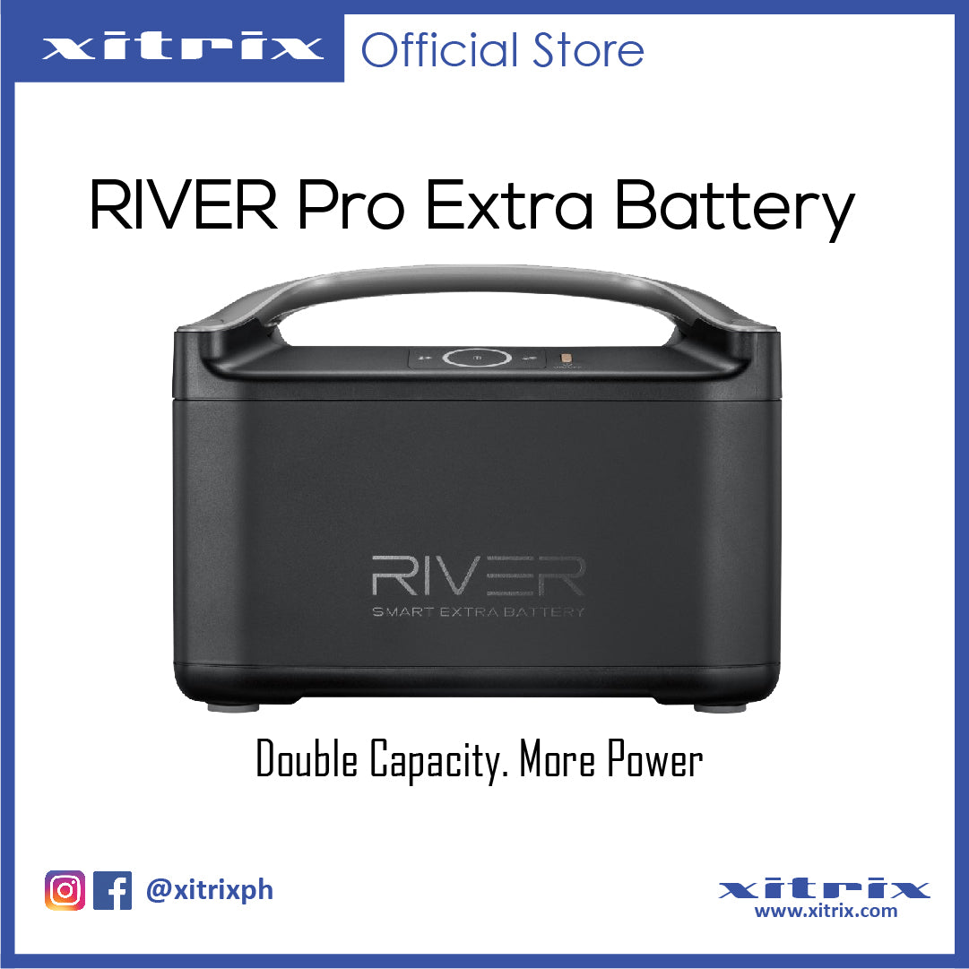River Battery EcoFlow RIVER Pro Extra Battery – Xitrix Computer Corporation