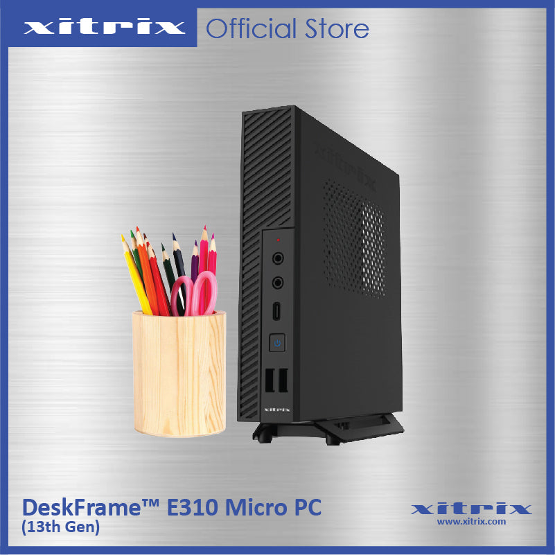 Xitrix Mini Computer DeskFrame™ E310 Micro – Xitrix Computer Corporation