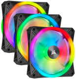 Corsair iCUE QL120 RGB 120mm PWM Triple Fan with Lighting Node CORE