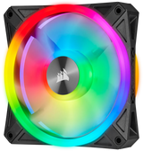 Corsair iCUE QL120 RGB 120mm PWM Triple Fan with Lighting Node CORE