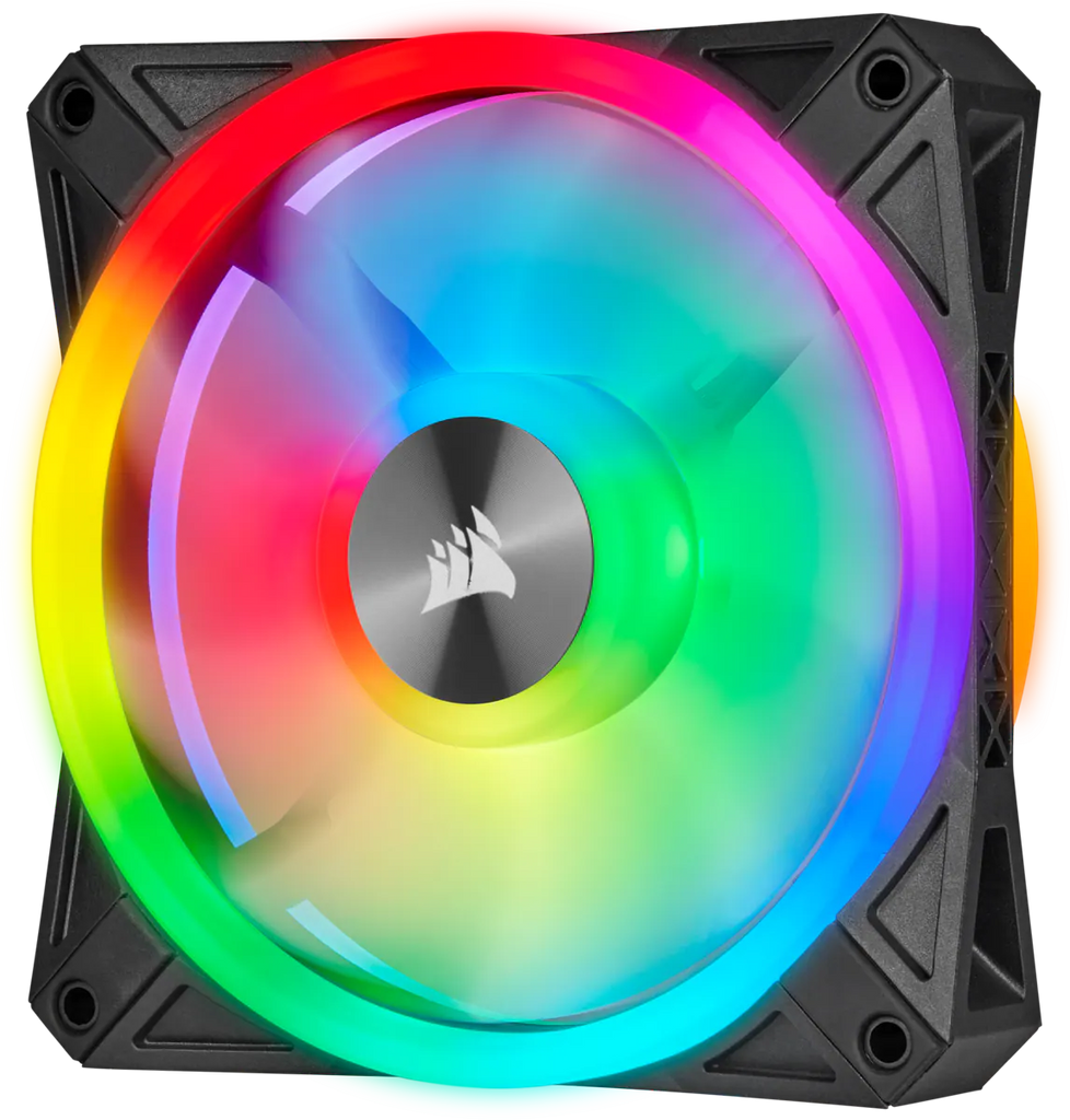 Notesbog Revision dødbringende Corsair iCUE QL120 RGB 120mm PWM Triple Fan with Lighting Node CORE –  Xitrix Computer Corporation